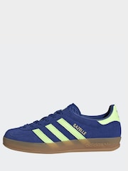 adidas Originals Blue Gazelle Indoor Trainers - Image 3 of 10
