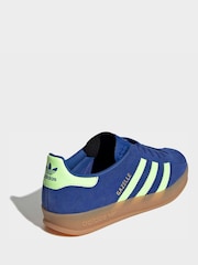 adidas Originals Blue Gazelle Indoor Trainers - Image 5 of 10