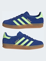 adidas Originals Blue Gazelle Indoor Trainers - Image 6 of 10