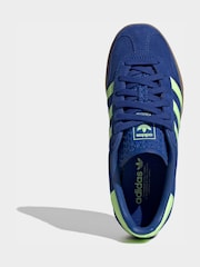 adidas Originals Blue Gazelle Indoor Trainers - Image 7 of 10