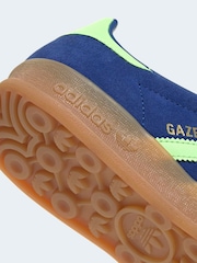 adidas Originals Blue Gazelle Indoor Trainers - Image 9 of 10