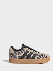 adidas Brown VL Court 3.0 Kids Trainers - Image 2 of 9