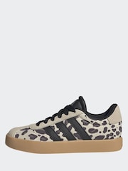 adidas Brown VL Court 3.0 Kids Trainers - Image 3 of 9