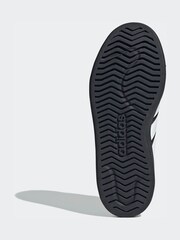 adidas Black/White Street Talk Lace Junior Trainers - Image 9 of 9