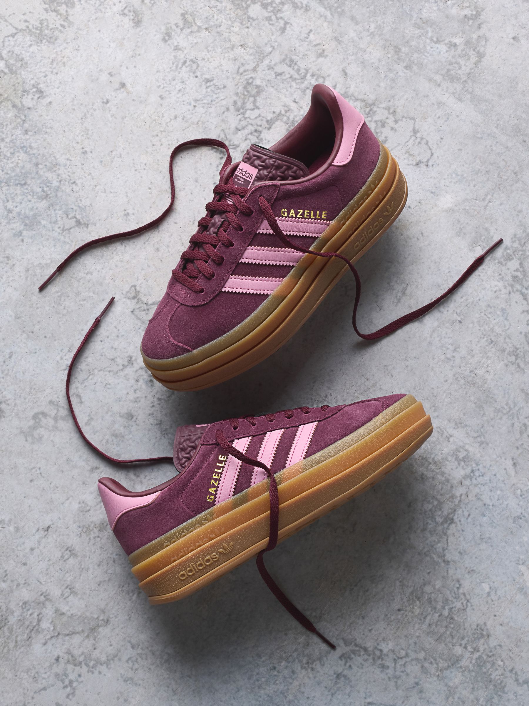 Comprar Borgonha - Tênis Adidas Original Gazelle Bold Infantil