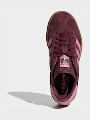 adidas Originals Red Gazelle Bold Junior Trainers - Image 6 of 9