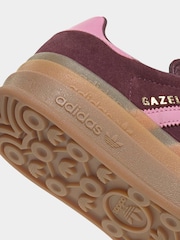 adidas Originals Red Gazelle Bold Junior Trainers - Image 9 of 9
