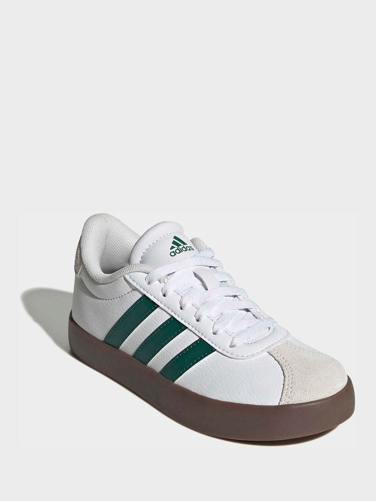 adidas White VL Court 3.0 Trainers - Image 1 of 10 adidas White VL Court 3.0 Trainers - Image 1 of 10