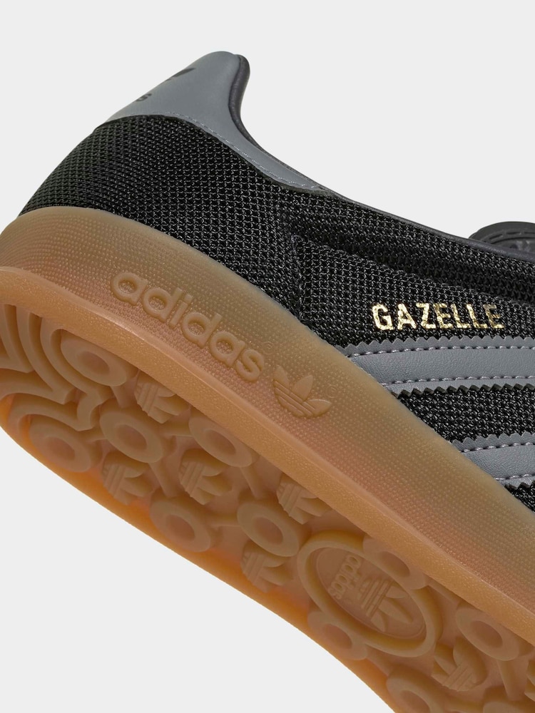 adidas Originals Grey Gazelle Indoor Trainers - Image 8 of 8