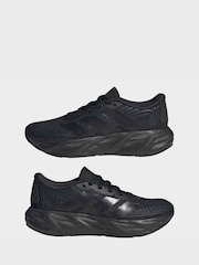 adidas Black Galaxy 8 Junior Trainers - Image 3 of 9