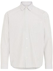 Casual Friday Blue CFKNUD Striped Long Sleeve Shirt - Image 6 of 8