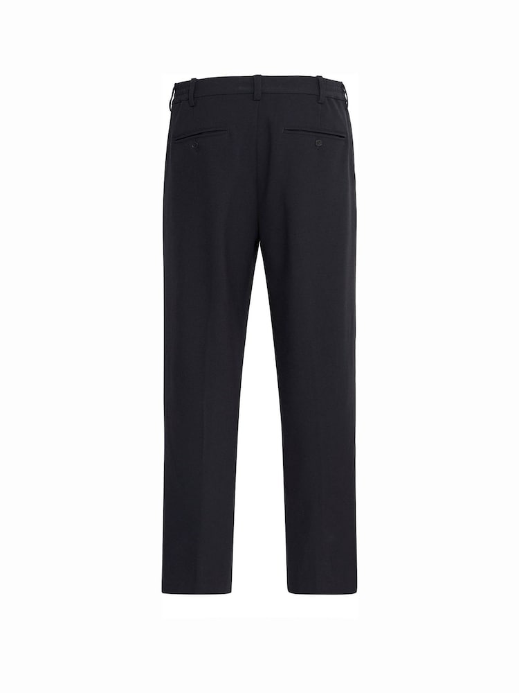 Casual Friday Black CFPIERCE Loose Fit Pleated Trousers - Image 7 of 7 Casual Friday Black CFPIERCE Loose Fit Pleated Trousers - Image 7 of 7