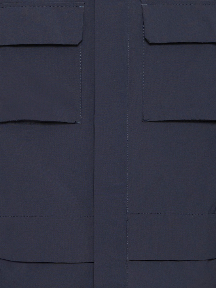 Casual Friday Blue CFKLINT Longline Padded Parka Coat - Image 8 of 8 Casual Friday Blue CFKLINT Longline Padded Parka Coat - Image 8 of 8