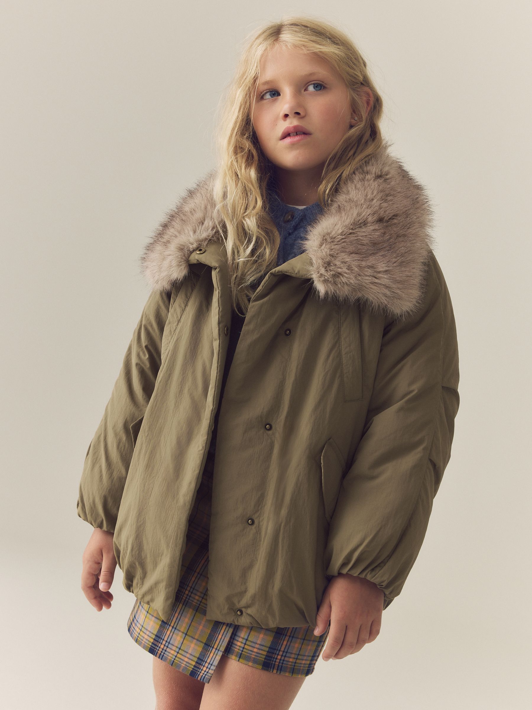 Comprar Verde cáqui - Shower Resistant Oversized Bomber Jacket