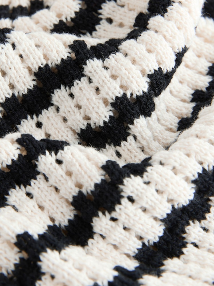 Monochrome Knitted Shirt & Shorts Set (3-16yrs) - Image 9 of 9