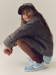 Brown Check Short Jacket With Wool (3-16yrs) - Image 2 of 10