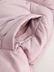 Light Pink Shirred Sleeve Shower Resistant Padded Coat (3-16yrs) - Image 9 of 9