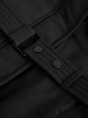 黑色 - Waterproof Belted Padded Coat (3-16yrs) - 圖片 10，共 10