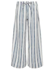 PixieGirl Petite Blue Stripe Wide Leg Trousers - Image 5 of 5