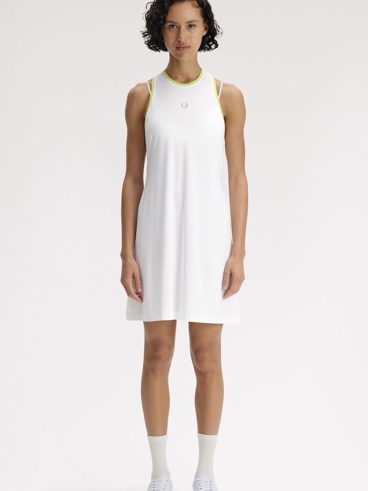 Fred Perry White Tennis Dress - Image 1 of 5