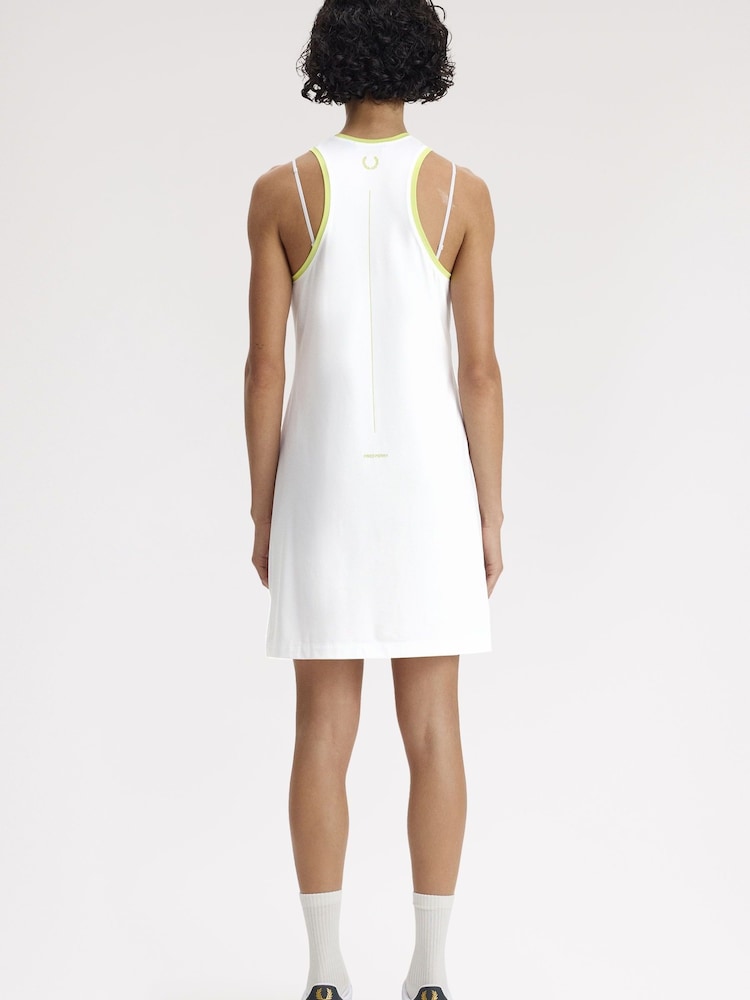 Fred Perry White Tennis Dress - Image 2 of 5