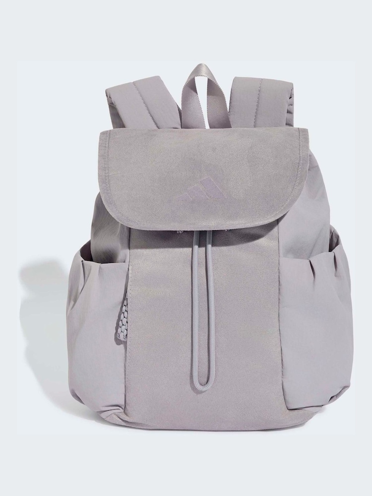 Gris - adidas Soft Lux Flap Backpack - Imagen 1 de 5
