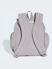 Gris - adidas Soft Lux Flap Backpack - Imagen 2 de 5