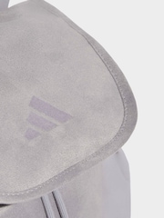 Gris - adidas Soft Lux Flap Backpack - Imagen 4 de 5