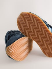 Navy Wide Fit (G) Touch Fastening Trainers - Image 5 of 5