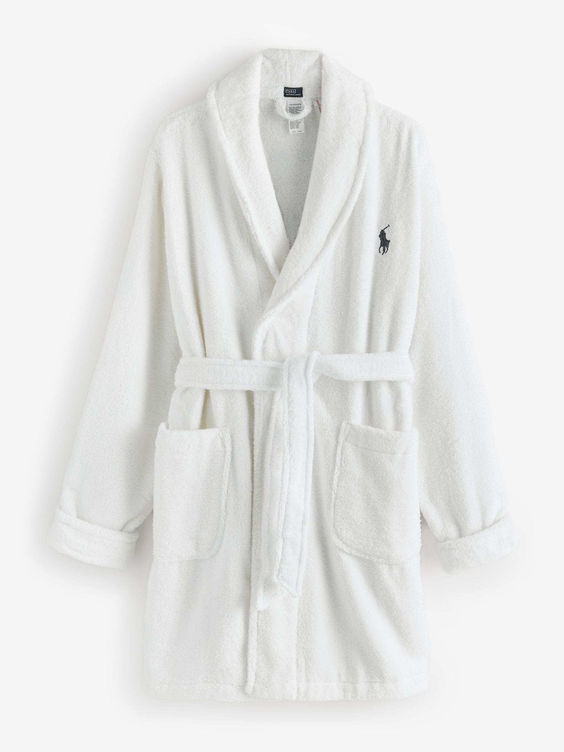 Buy Polo Ralph Lauren White Short Printed Back Bear Robe from Next USA