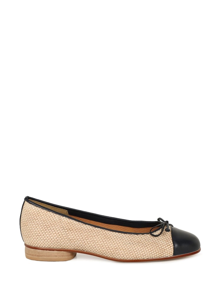Gabor Natural Natural Dulford Ballerina Style Shoes - Image 1 of 5