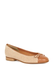 Gabor Natural Natural Dulford Ballerina Style Shoes - Image 3 of 5
