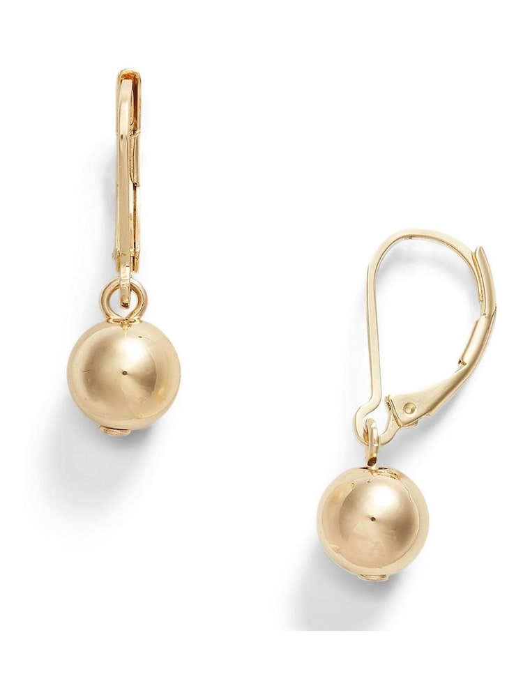 Lauren Ralph Lauren Gold Tone Ball Drop Earrings - Image 2 of 4 Lauren Ralph Lauren Gold Tone Ball Drop Earrings - Image 2 of 4