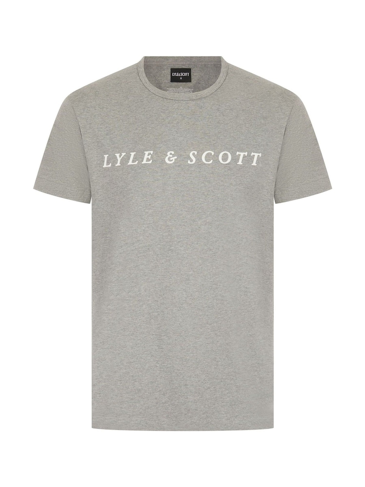 Lyle & Scott Grey Oakley Loungewear Set - Image 2 of 6