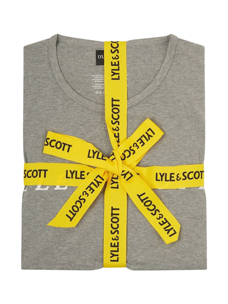 Lyle & Scott Grey Oakley Loungewear Set - Image 6 of 6