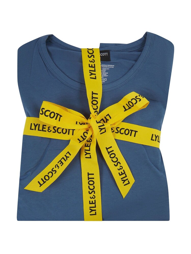 Lyle & Scott Blue Charlie Loungewear Set - Image 6 of 6