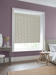 Laura Ashley Dusky Plum Purple Talon Stripe Made to Measure Roman Blinds - Image 2 of 6