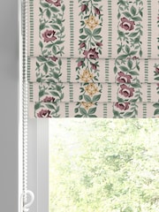 Laura Ashley Dusky Plum Purple Talon Stripe Made to Measure Roman Blinds - Image 4 of 6