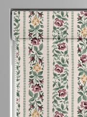 Laura Ashley Dusky Plum Purple Talon Stripe Made to Measure Roman Blinds - Image 5 of 6