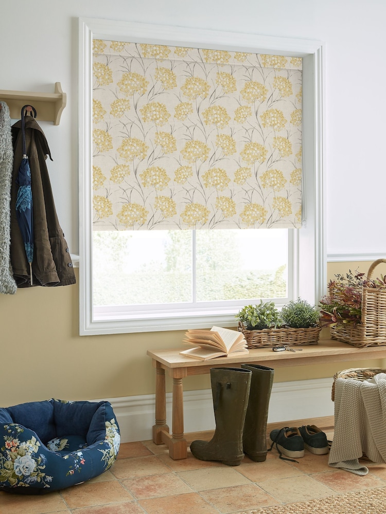 Laura Ashley Ochre Giselle Made to Measure Blinds - Image 2 of 6
