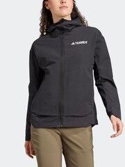 adidas Terrex Black Multi Softshell Jacket - Image 6 of 8
