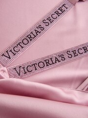 Victoria's Secret Dusk Rose Pink Shine Satin Strappy Back Slip - Image 3 of 3