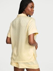 Victoria's Secret Sunny Honey Yellow Satin Short Pyjamas Set - Image 2 of 3