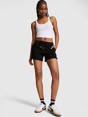 Victoria's Secret Pink Black Fleece Shorts - Image 1 of 2