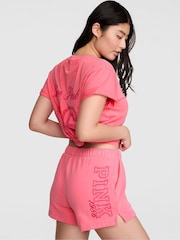 Victoria's Secret Pink Vivid Pink Fleece Shorts - Image 2 of 2