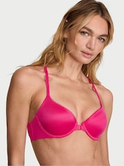 Victoria's Secret Pop Pink Lightly Lined Demi Lace Front Close Bra - Image 1 of 2