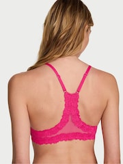 Victoria's Secret Pop Pink Lightly Lined Demi Lace Front Close Bra - Image 2 of 2