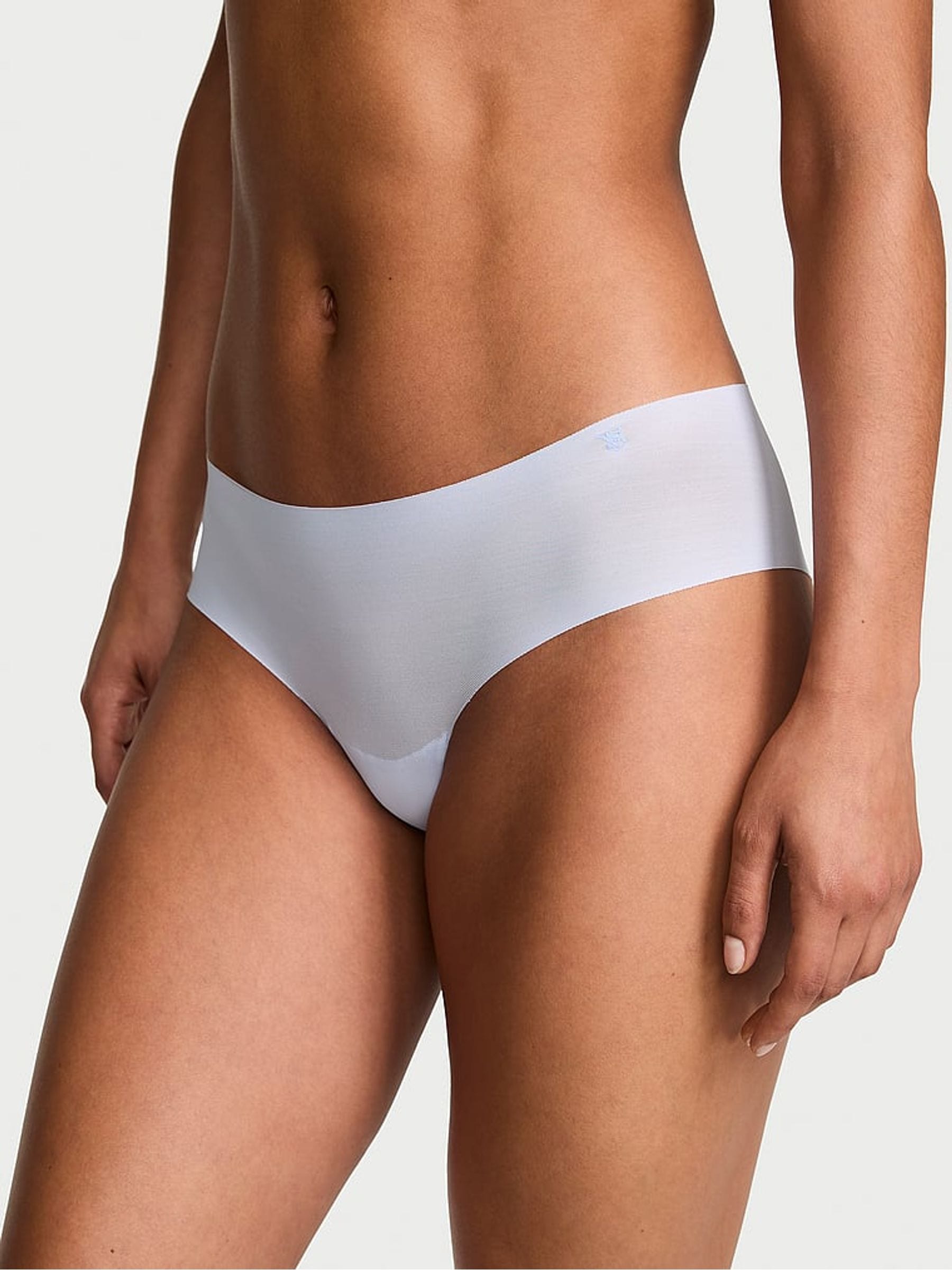 Victoria's Secret Belle Flower Blue Cheeky Mesh Knickers