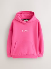 Baker by Ted Baker Oversized Graphic Hoodie - Image 1 of 6