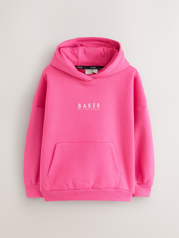 Baker by Ted Baker Oversized Graphic Hoodie - Image 1 of 6